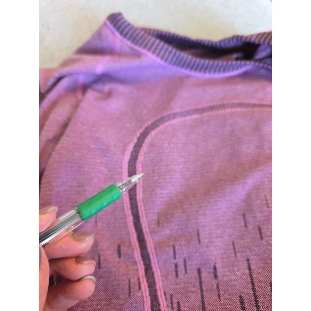 Lululemon Shirt Womens‎ 2 Royal Plum Swiftly Tech Long Sleeve Running Yoga